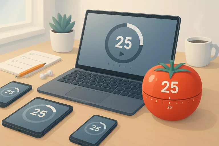 أفضل التطبيقات والبرامج المجانية الخاصة بتقنية البومودورو